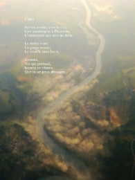 Fleuve depuis le vol Genève-Luxembourg. Poème à la montagne.