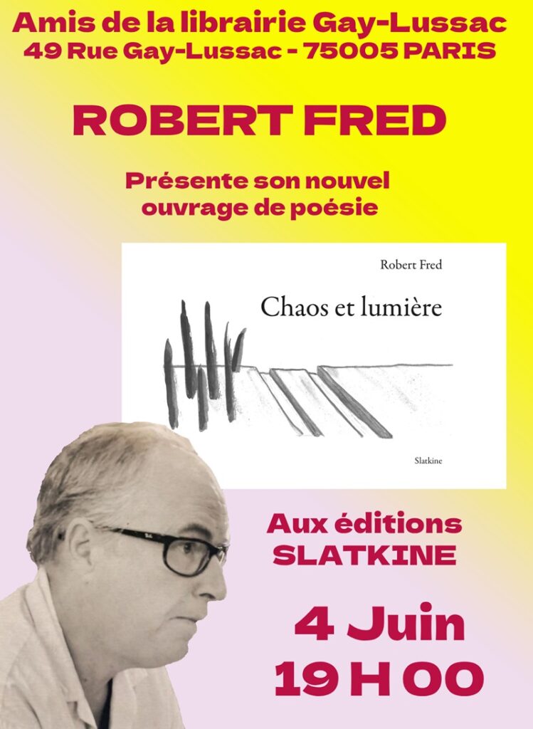 Signature, Paris Ve, le 4 juin 2026 à la librairie Gay-Lussac